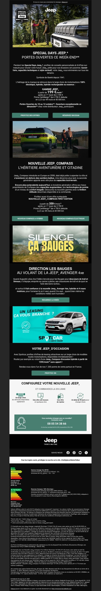 Special Days Jeep® : week-end Portes Ouvertes