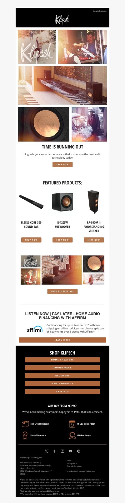 Hurry! Klipsch Cyber Holiday Savings Disappear at Midnight