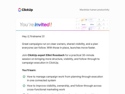Campaigns shouldn't be hard to keep on track