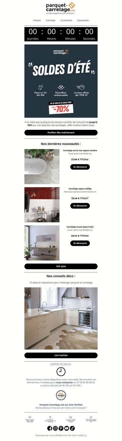 🚨 Derniers jours de soldes : ne manquez pas les offres !