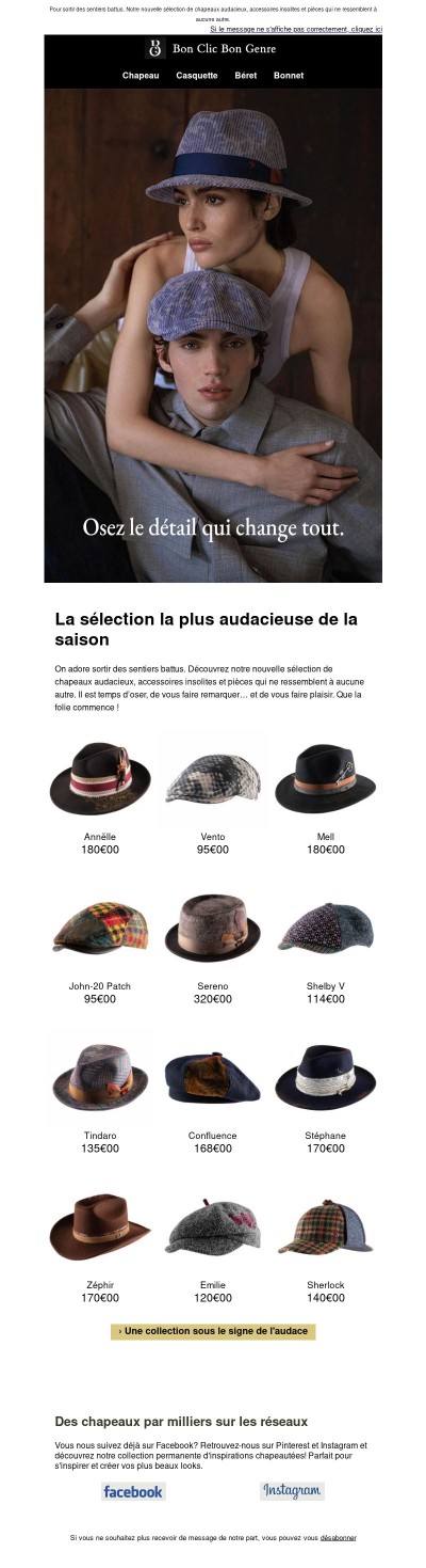 De l'audace et de l"élégance