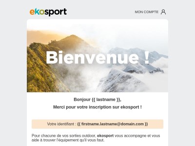 Bienvenue chez ekosport !