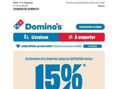 😎 Votre week-end mérite -15%