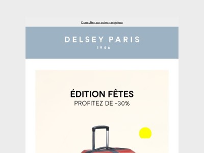 L’Édition Fêtes continue : jusqu’à –30% 🎁