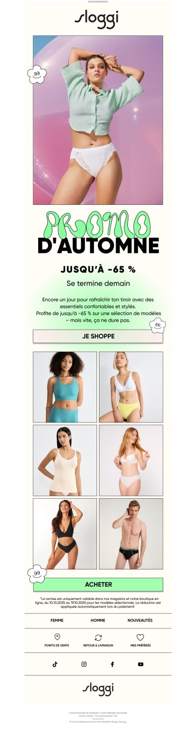 ⏰ Plus que 24 h pour économiser : la promo d’automne se termine demain