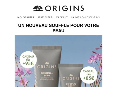 Un nouveau souffle pour votre peau.