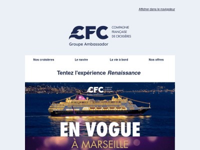 🛳️ EN VOGUE revient à Marseille