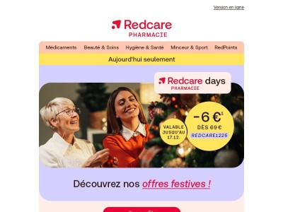 🌟 Les Redcare Pharmacie Days sont là !