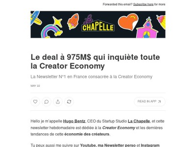 Le deal à 975M$ qui inquiète toute la Creator Economy