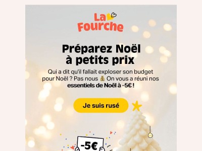 Noël à moins de 5€ 🎅