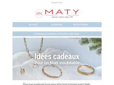 🎁 Nos bijoux & montres en 24h* chez vous ! 