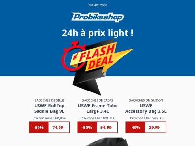 Flash Deal Uswe : emportez l’essentiel, partez plus loin ⚡