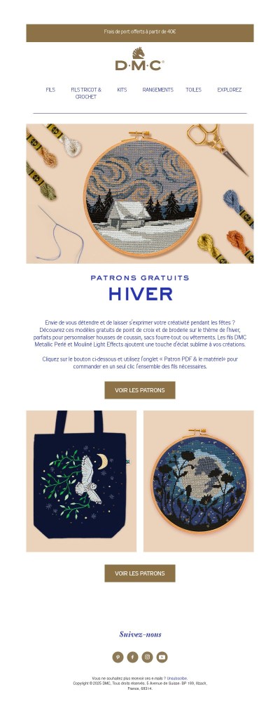 Modèles complémentaires : Hiver ❄️