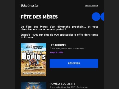 FÊTE DES MÈRES | Plus qu'une semaine pour trouver le cadeau parfait !