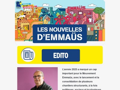 Les Nouvelles d'Emmaüs - Janvier2026