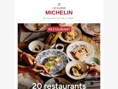 Les nouveaux restaurants de la sélection France