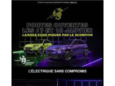 Profitez d’offres électriques Abarth sans aucun compromis.