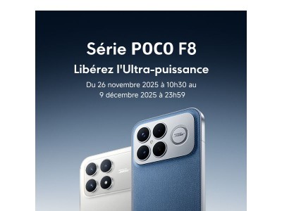La nouvelle série POCO F8 est arrivée !