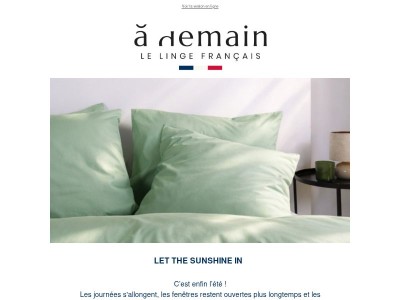 Préparez l'été avec une literie pensée pour des nuits plus douces