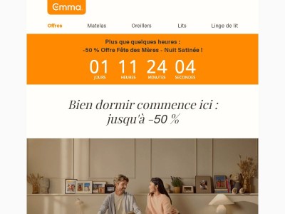 -50 % : Offre Fête des Mères