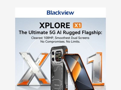 New Arrival Blackview 5G Dual Display & 108MP+20MP Night Vision Rugged Phone
