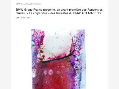  BMW Group France présente, en avant-première des Rencontres d’Arles,... (BMW Group PressClub France)