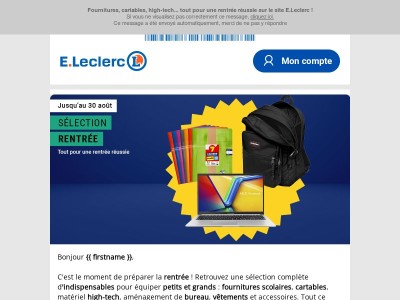 La rentrée se prépare dès maintenant
