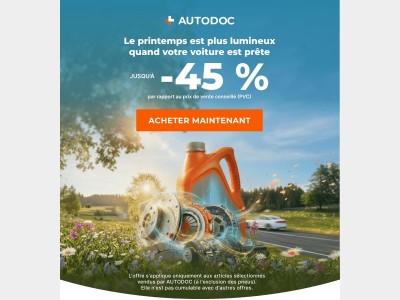  Avril apporte des offres inspirantes ! -45 % par rapport au PVC 🤑  