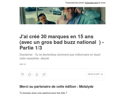 J'ai créé 30 marques en 15 ans (avec un gros bad buzz national 👇) - Partie 1/3