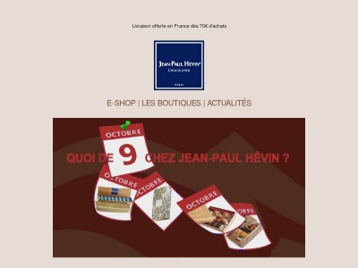 Quoi de 9 chez Jean-Paul Hévin ? 🍫