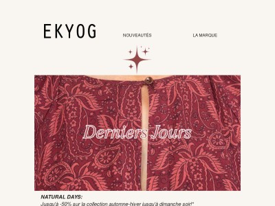 DERNIERS JOURS 🎄❤️  Jusqu'à -50% sur les natural days