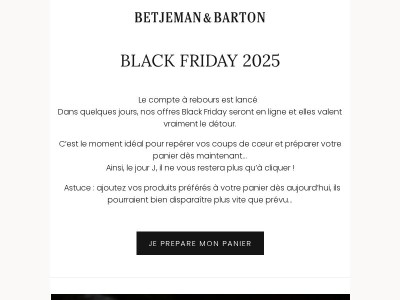 Le Black Friday arrive : soyez prêts !🖤