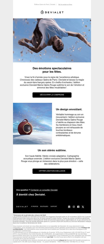 Un cadeau pour vibrer très haut.