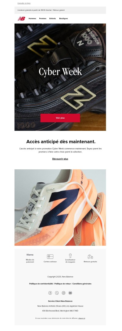 Cyber Week | Accès anticipé dès maintenant  