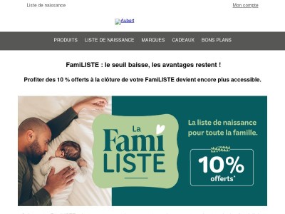 👍 Bonne nouvelle : le seuil FamiLISTE baisse !