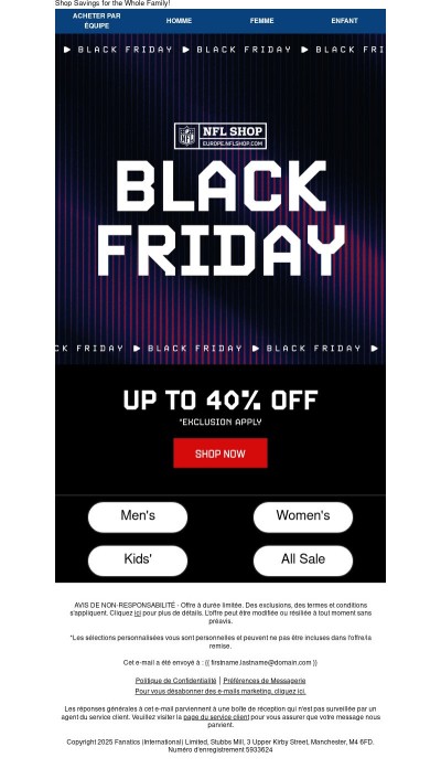 Your Fan Gear is Waiting at Up to 40% Off