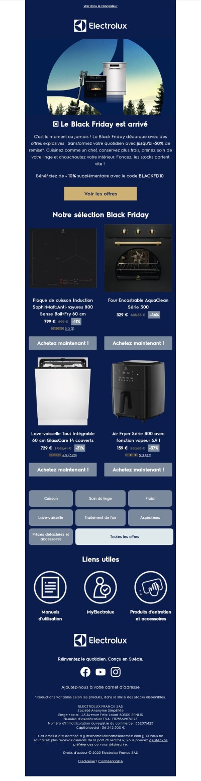 ⏰Le Black Friday est arrivé! Offres jusqu’à 50 %