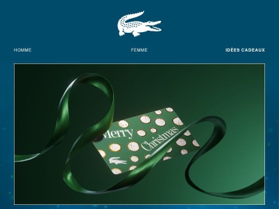 Choisissez la carte cadeau Lacoste