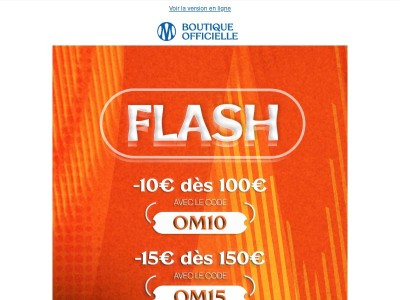 Jusqu'à -20€ sur votre commande ! 🔥