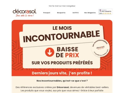Le mois Incontournable ⏳ Plus que quelques jours pour en profiter !