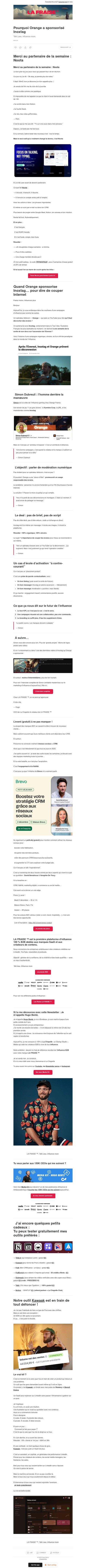 Pourquoi Orange a sponsorisé Inoxtag 😎