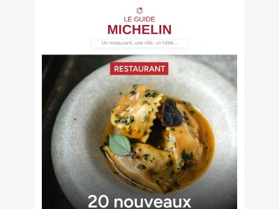 Les nouveaux restaurants de la sélection