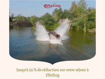 {{ firstname }}, maintenant jusqu’à 25 % de réduction sur votre séjour à Efteling | Ouvert plus longtemps pendant les vacances de Noël.