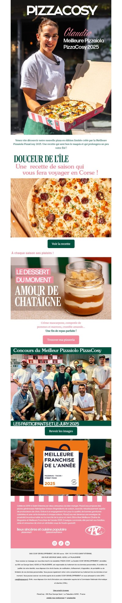 La Meilleure Pizza du mois !