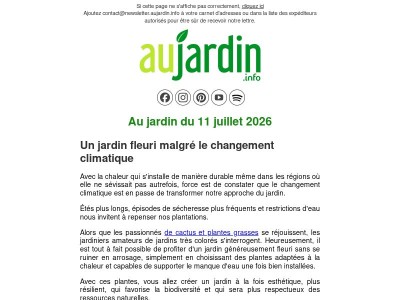 Au jardin du 11 juillet 2026