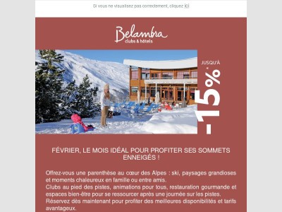 ❄️⛷️Vivez la magie de la montagne en février !