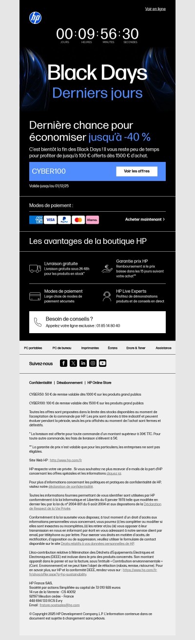 La fin des Black Days approche