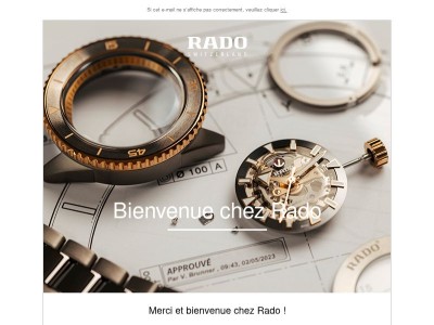Votre voyage avec Rado commence ici!