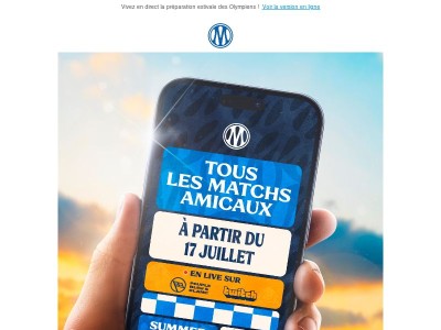 Les matchs du Summer Tour 26/27 en live ! 🎥☀️