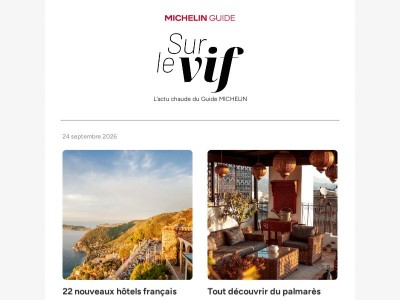 22 nouveaux hôtels français décrochent des Clefs MICHELIN 